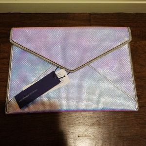 Rebecca Minkoff Hologram Leo Clutch